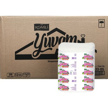 Komili Yuvam Dispenser Peçete 300’lü x 12