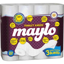 Maylo 3 Katlı Tuvalet Kağıdı 32’li